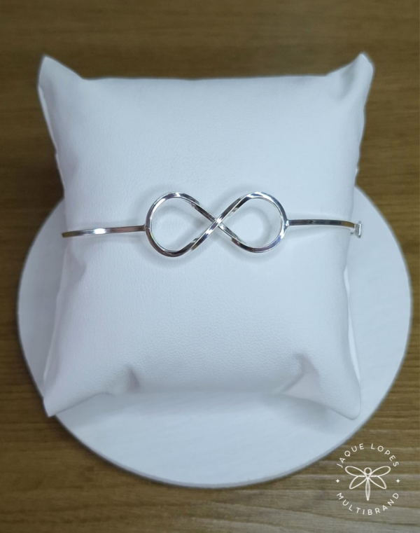 Bracelete Prata 925 Infinito 1,3mm