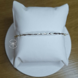Bracelete Prata 925 fio torcido 1,8mm