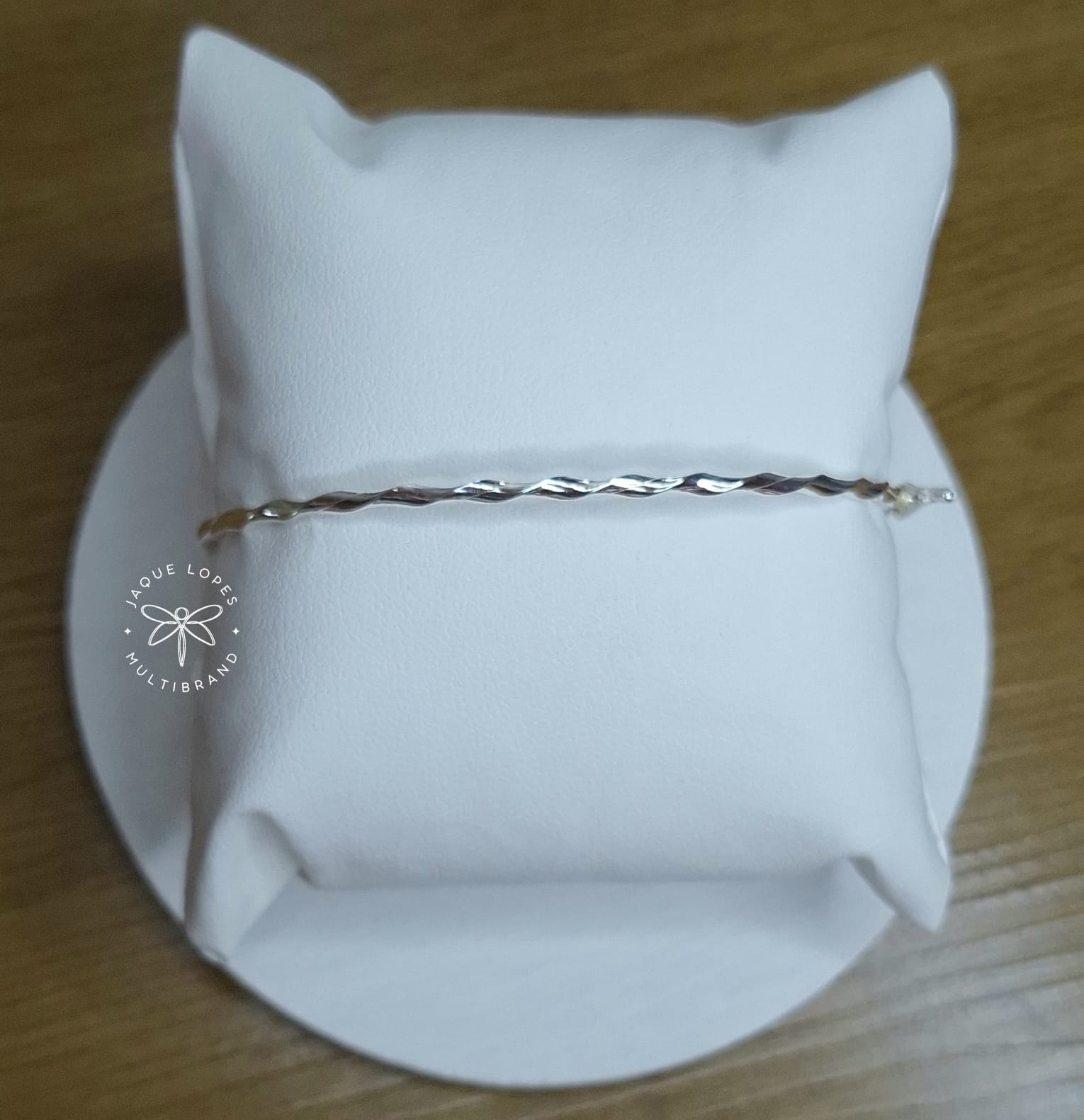 Bracelete Prata 925 fio torcido 1,8mm