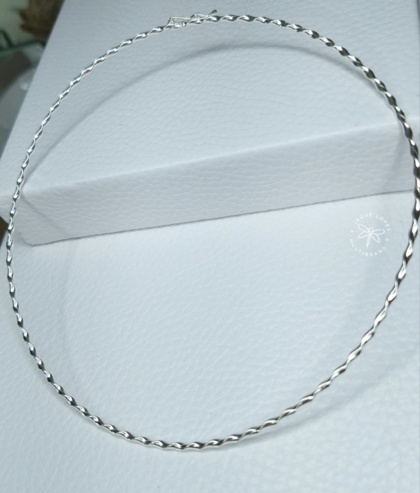Chocker Prata 925 aro 11,5mm diâmetro