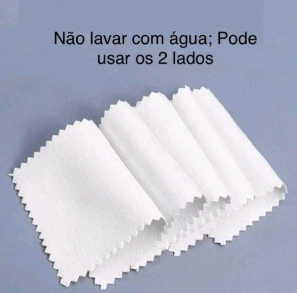 Flanela mágica limpa pratas