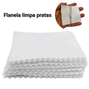 Flanela mágica limpa pratas
