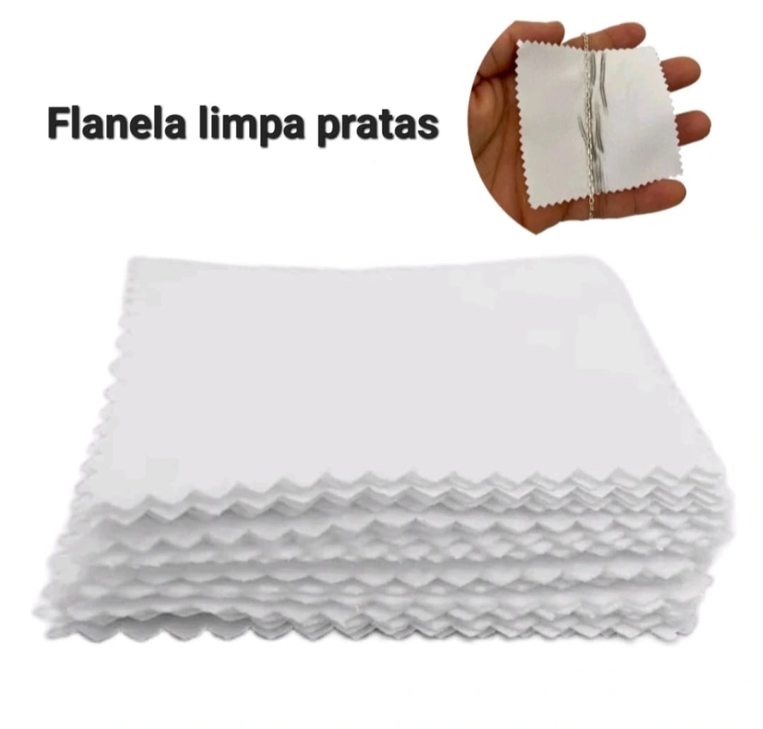 Flanela mágica limpa pratas