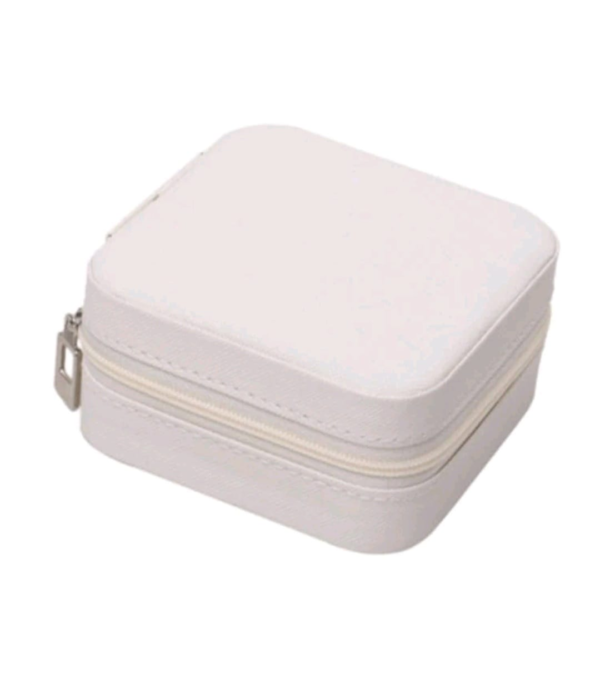 Porta jóais off white com divisórias