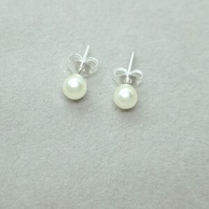 Brinco Pérola 5mm Prata 925