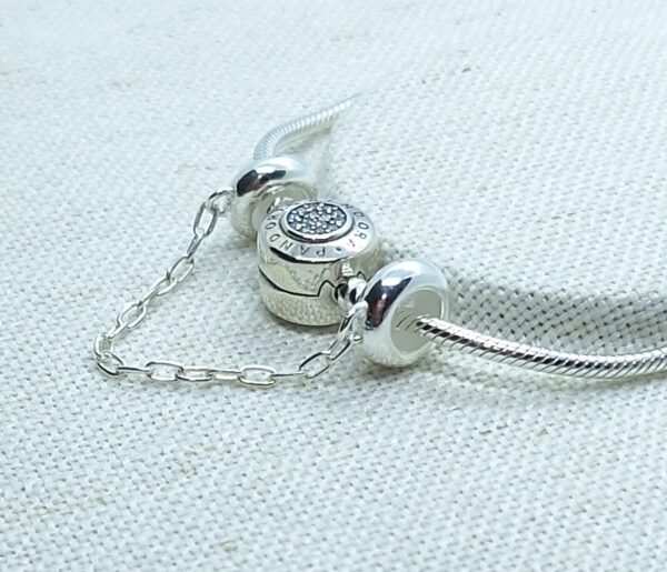 Trava Pulseira Berloque Prata 925