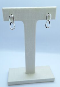 Brinco Elos microzirconia Prata 925