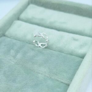 Piercing Fake corações vazados Prata 925