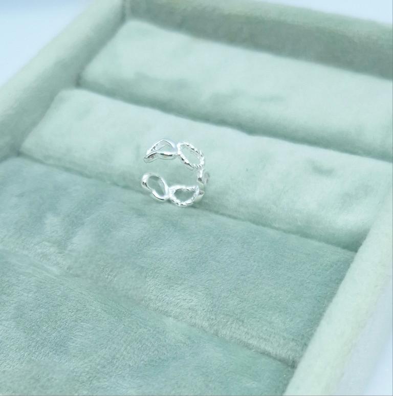 Piercing Fake corações vazados Prata 925
