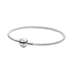 Pulseira Berloques Crie Combine Maleável Fecho Redondo Signature