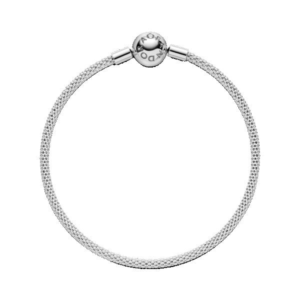 Pulseira Berloques Crie Combine Maleável Fecho Redondo Signature Prata925