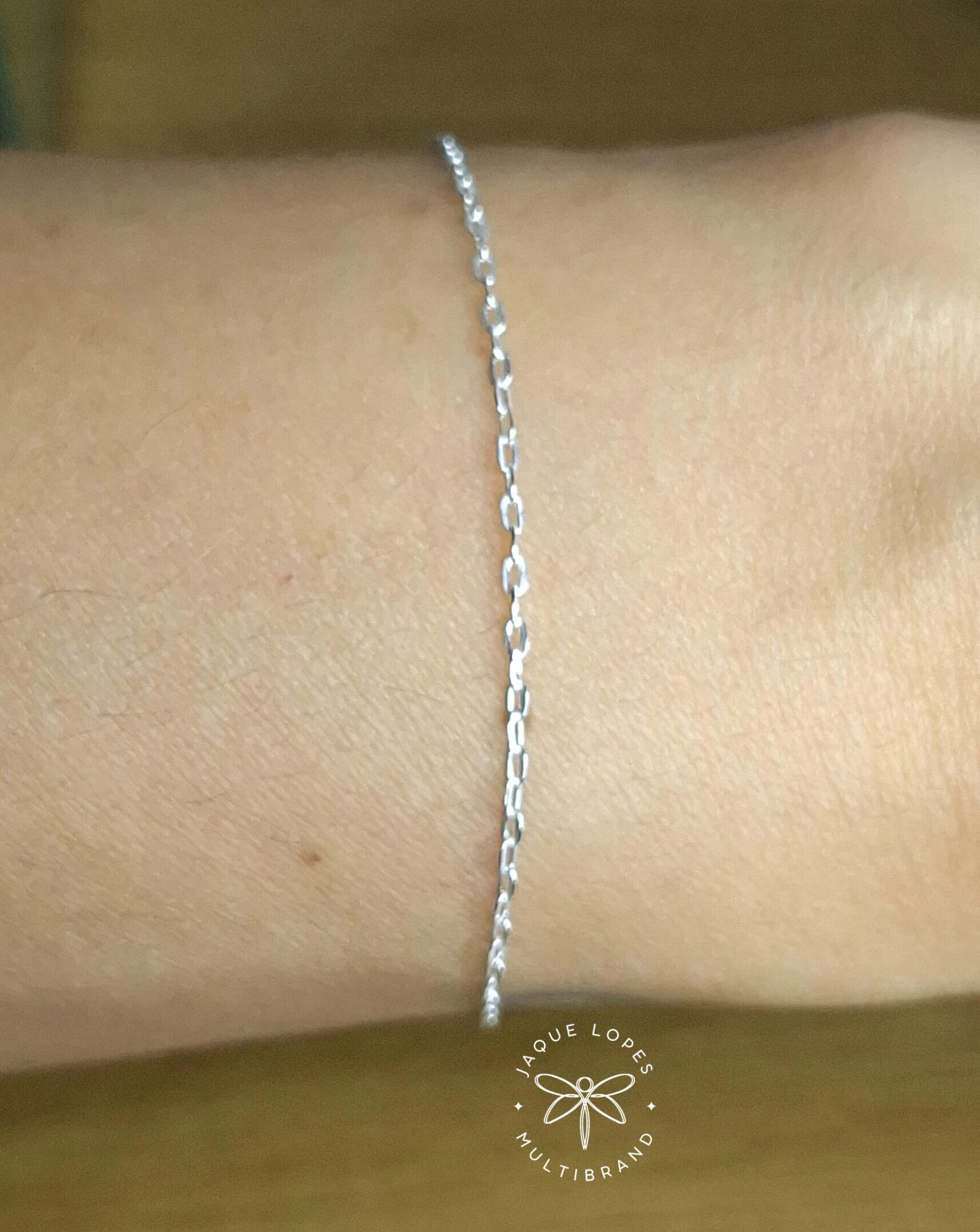 Pulseira Corrente Cartier 18cm com Extensor 5cm Prata 925