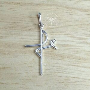 Pingente Fé 22mm Prata 925