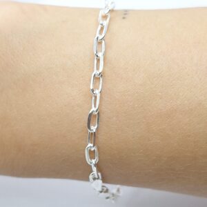 Pulseira Elos 19cm Prata 925