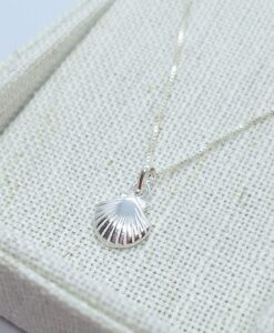 Pingente Concha Trabalhada 1,2mmx1mm Prata 925