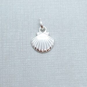 Pingente Concha Trabalhada 1,2mmx1mm Prata 925