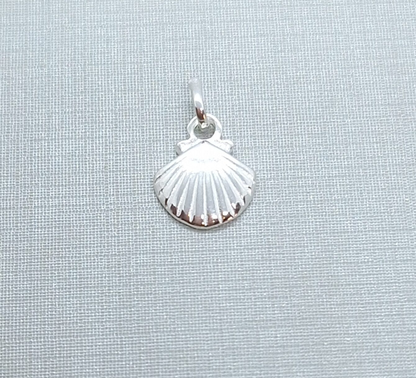 Pingente Concha Trabalhada 1,2mmx1mm Prata 925