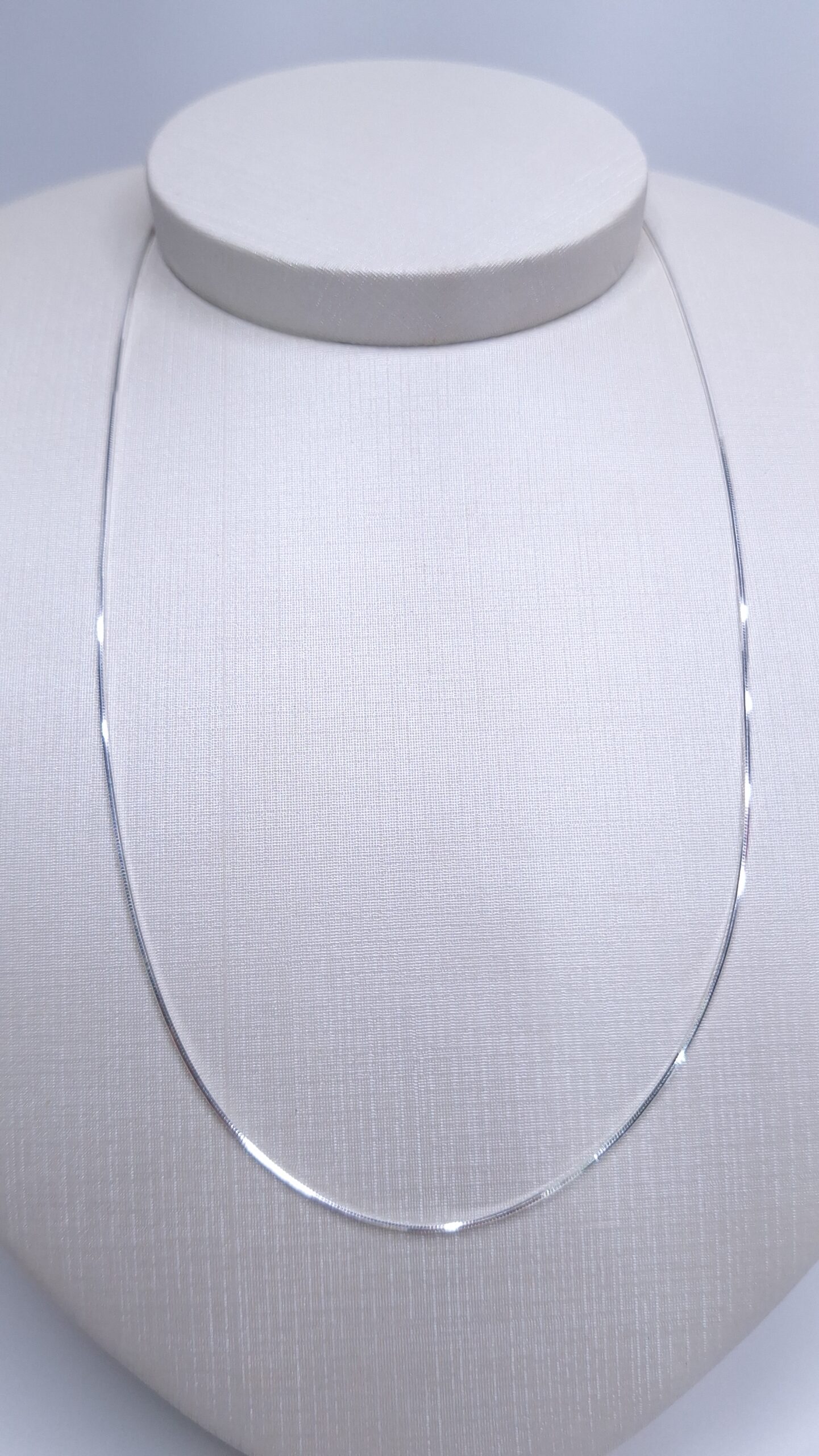 Corrente Rabo de rato laminada 0,7mm 45cm Prata 925