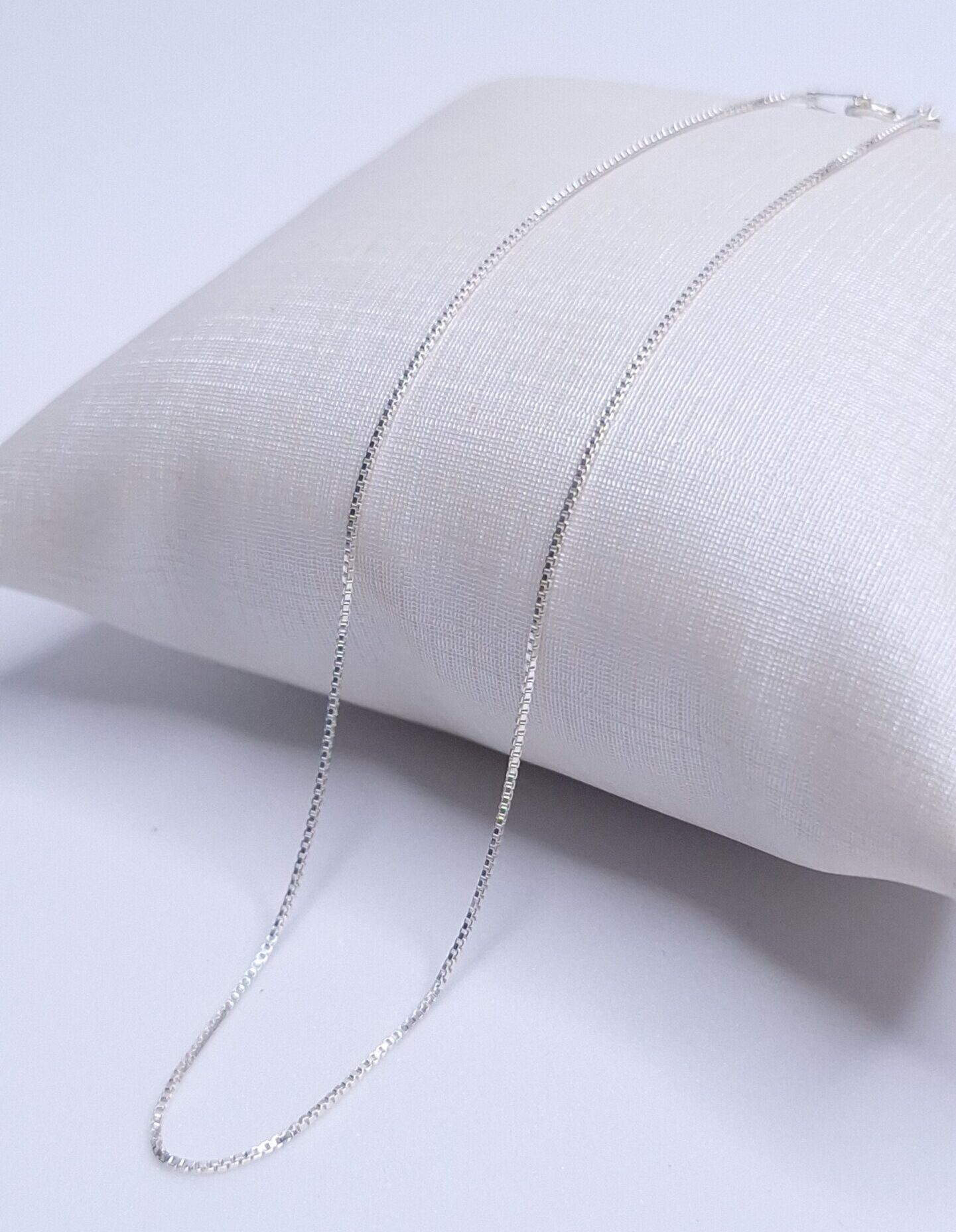 Tornozeleira Veneziana V12 24cm Prata 925