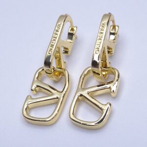 Brinco Argola Valent. inspiração alta joalheira B. Ouro 18k