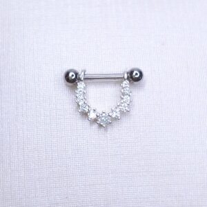 Piercing para hélix 10mm Prata 925