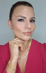 Pulseira 3 trevos cristal 15 + 6cm Banho de Ouro 18k