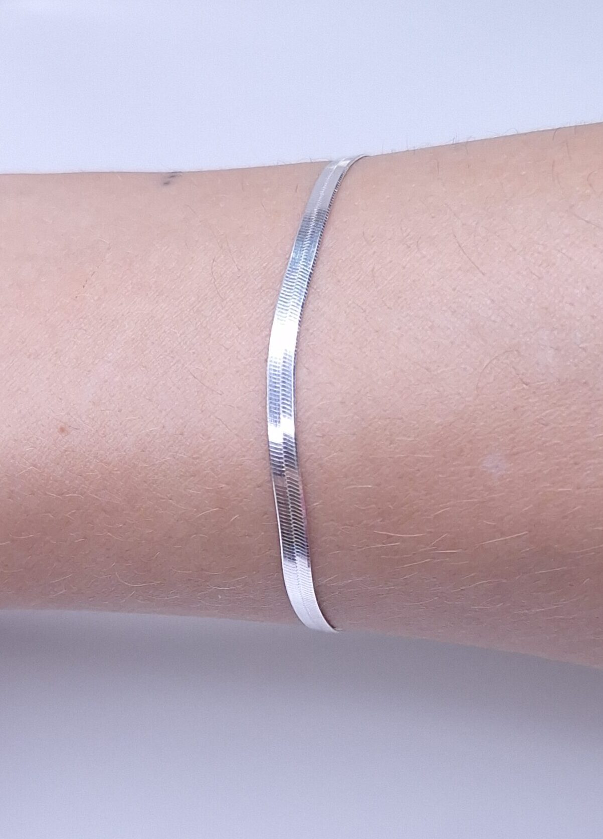 Pulseira Laminada 3mm Prata 925