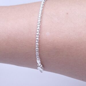 Pulseira pipoca 2,1mm Prata 925