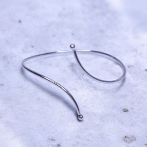 Bracelete fio redondo regulável Prata 925