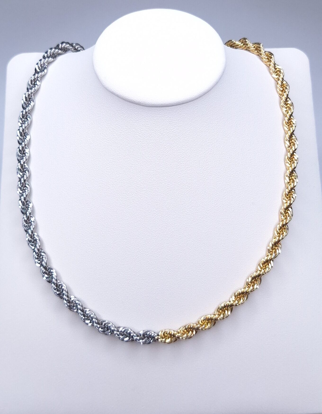 Colar Chocker cordão baiano duo B. Ródio