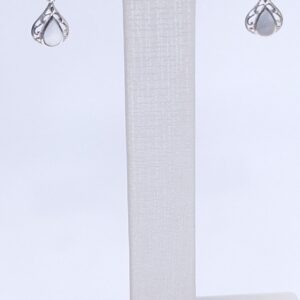 Brinco Gancho gota Madreperola 2,5cm Prata 925